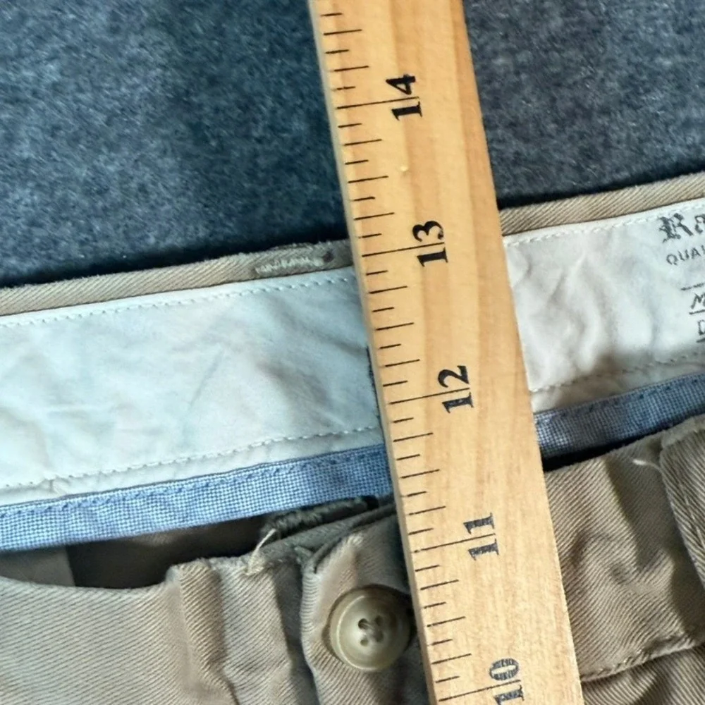 VTG Polo Ralph Lauren Men's Slim GI Fit Chino Pants Tan Size 38x30‎ Comfy Office